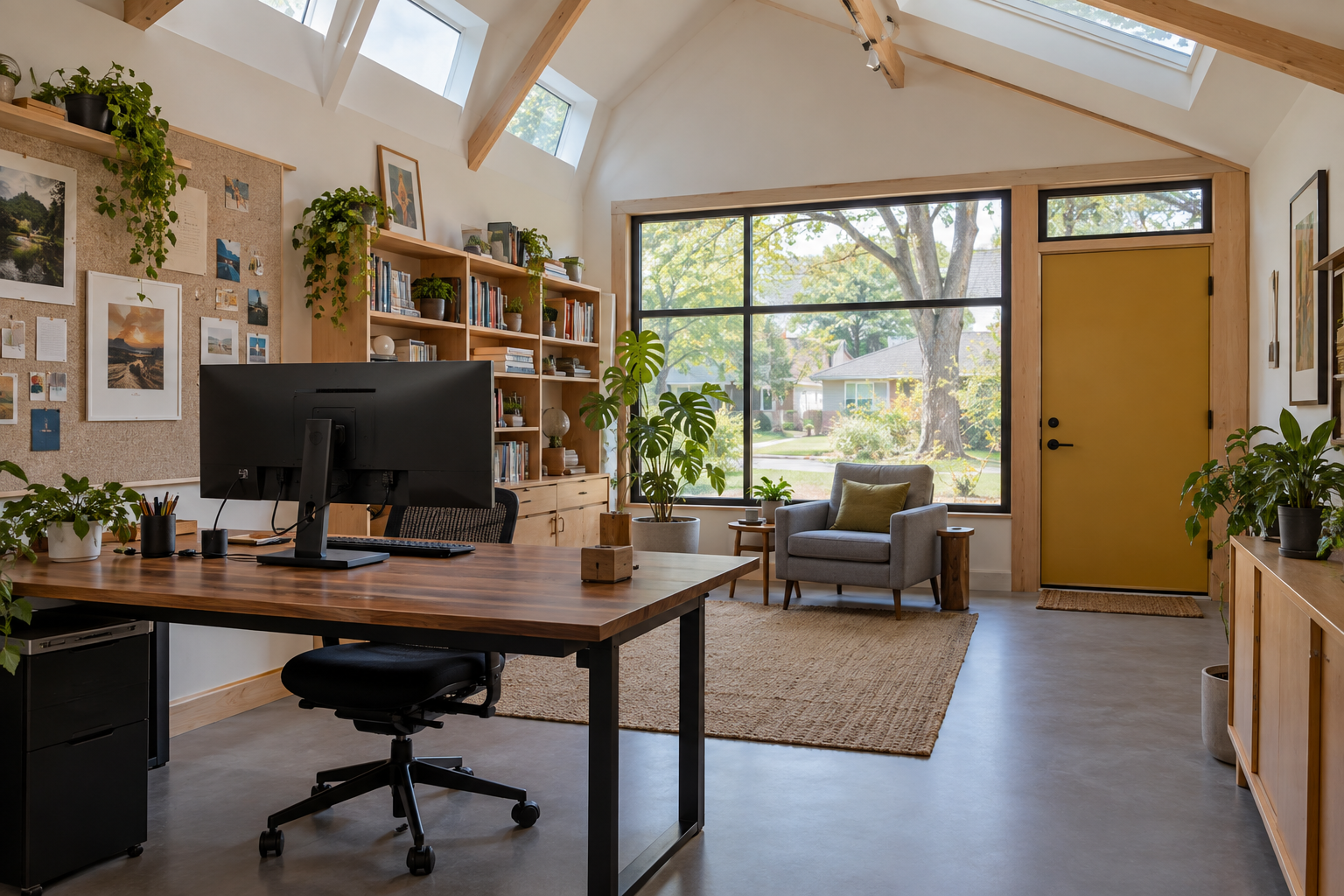 Home Office / Studio garage conversion example